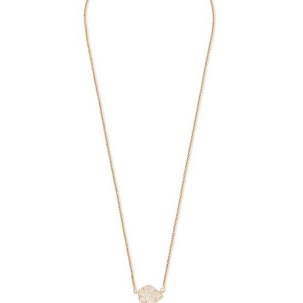 Kendra Scott Tess Gold Necklace with pouch